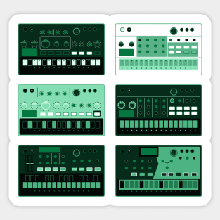 Electronic Musician Volca Synth, Drum Machine, Sampler Sticker